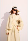 Müslin Etek Takım Soft Yellow