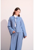 Müslin Etek Takım Baby Blue