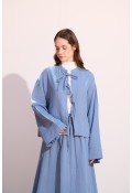 Müslin Etek Takım Baby Blue