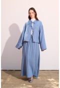 Müslin Etek Takım Baby Blue