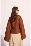 Müslin Kimono Çikolata Kahve