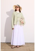 Müslin Kimono Uçuk Yeşil