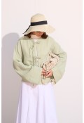 Müslin Kimono Uçuk Yeşil