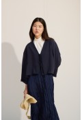 Bağcıklı Kimono Lacivert