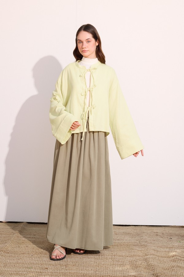 Müslin Kimono Limon 