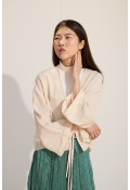 Bağcıklı Kimono BEJ