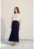 Premium crush etek dark blue
