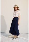 Premium crush etek dark blue