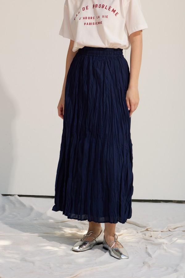 Premium crush etek dark blue