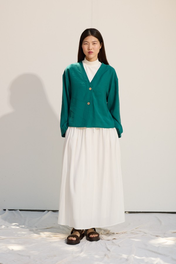 COLOR KISA CEKET BENETTON YEŞİLİ