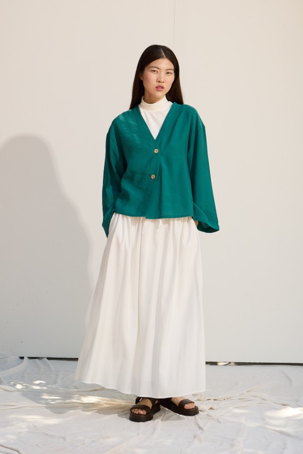 COLOR KISA CEKET BENETTON YEŞİLİ