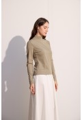 Pamuklu Uzun Kol Body Olive