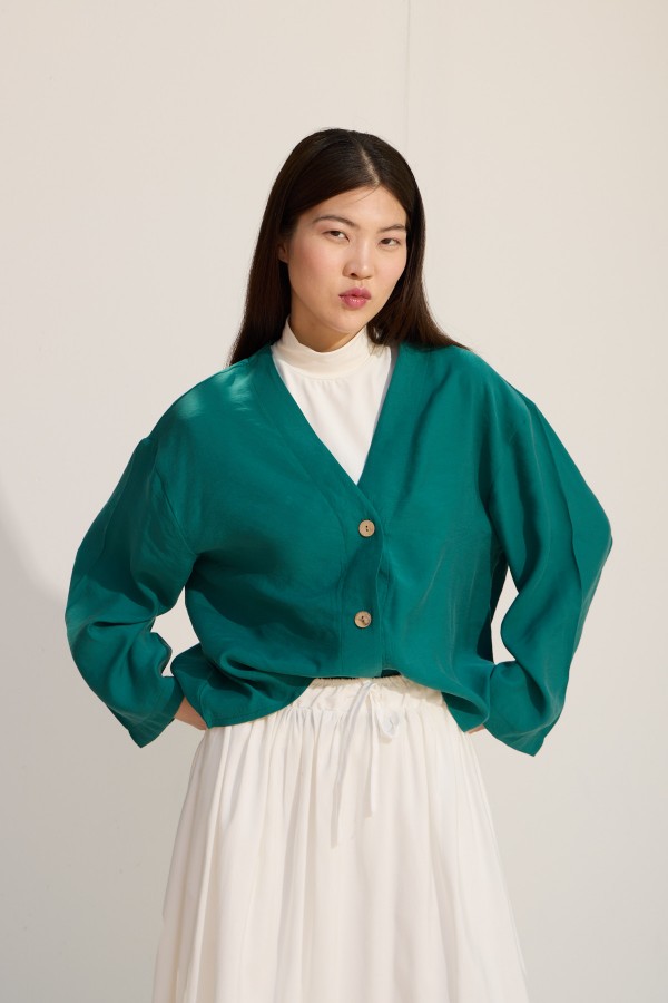 COLOR KISA CEKET BENETTON YEŞİLİ