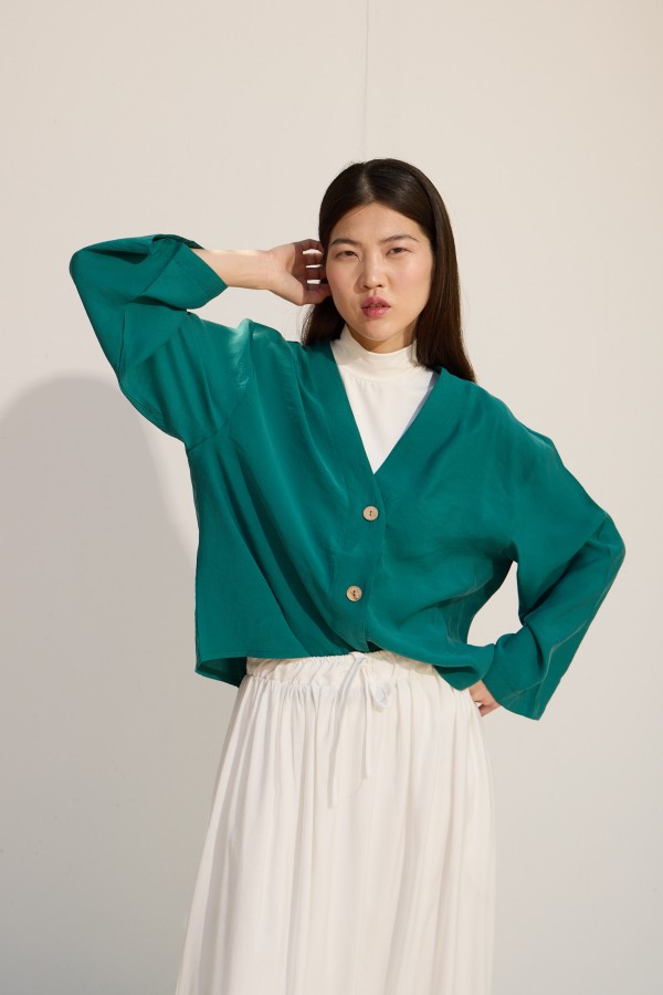 COLOR KISA CEKET BENETTON YEŞİLİ