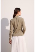 Pamuklu Uzun Kol Body Olive