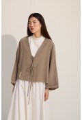 Bağcıklı Kimono Yeşil Çay