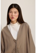 Bağcıklı Kimono Yeşil Çay