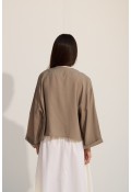 Bağcıklı Kimono Yeşil Çay