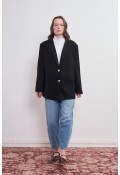 Oversize Blazer Ceket Siyah