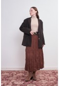 Oversize Blazer Ceket Acı Kahve