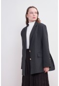 Oversize Blazer Ceket Antrasit