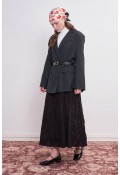 Oversize Blazer Ceket Antrasit