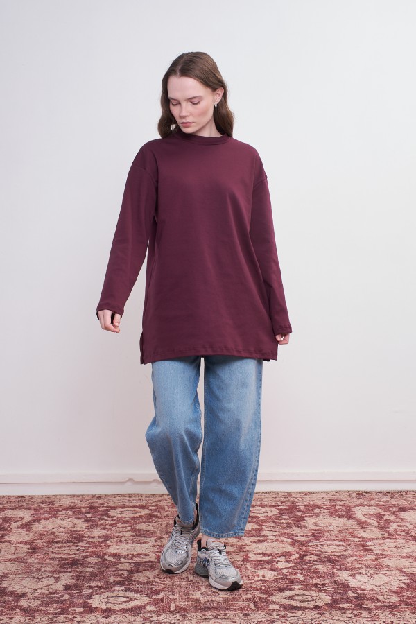 Basic Tunik Vişne