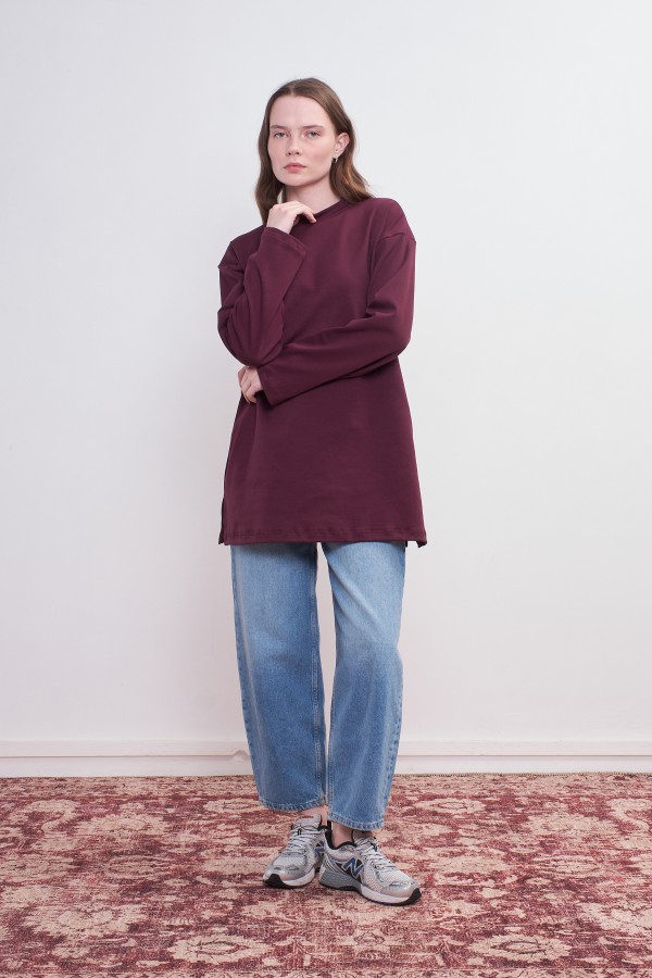 Basic Tunik Vişne