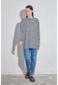 Çizgili White Black 80