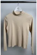 Fitilli Uzun Kol Body Latte 