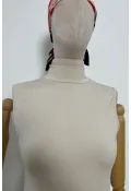 Pamuklu Sıfır Kol Body Taş