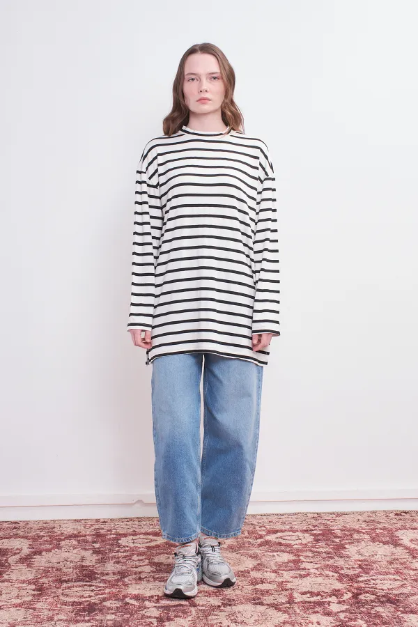 Pamuklu Basic Sweatshirt  Janet