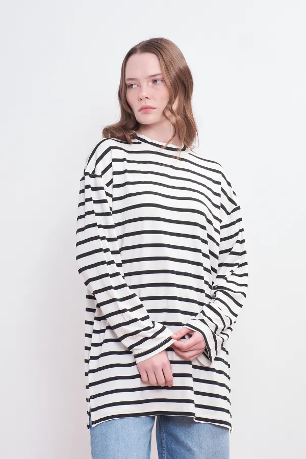 Pamuklu Basic Sweatshirt  Janet