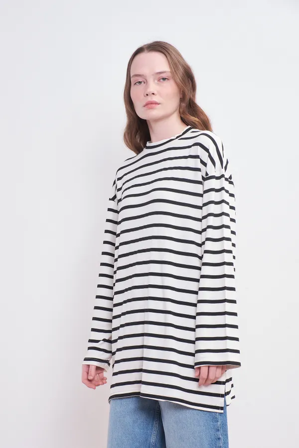 Pamuklu Basic Sweatshirt  Janet