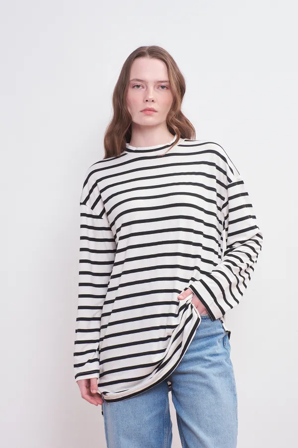 Pamuklu Basic Sweatshirt  Janet