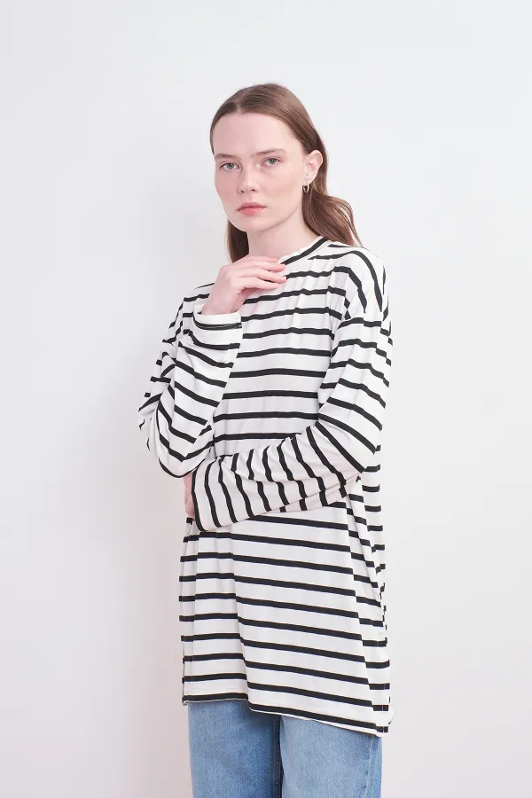 Pamuklu Basic Sweatshirt  Janet