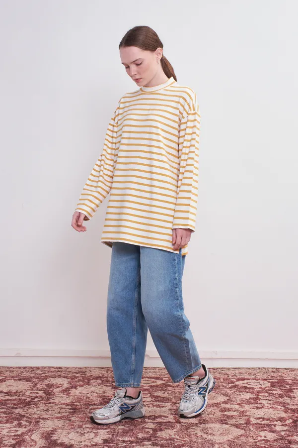 Pamuklu Basic Sweatshirt Retro